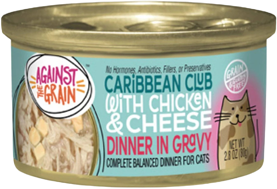 Against the Grain Chicken & Cheese 2.8oz for Cats