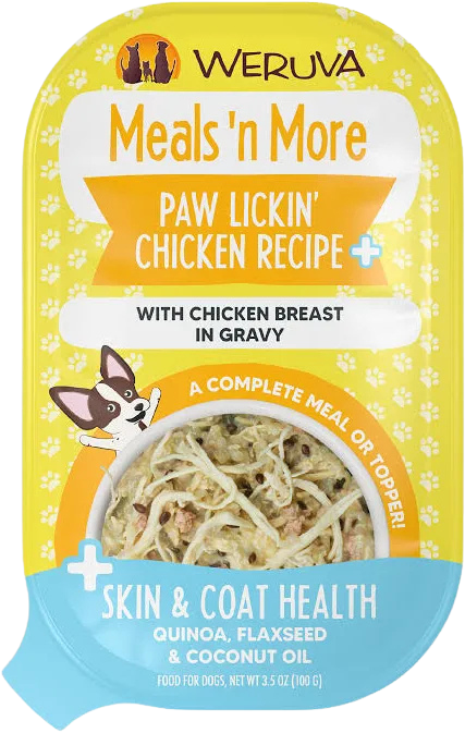 Weruva Meals 'n More Paw Lickin' Chicken for Dogs 3.5oz
