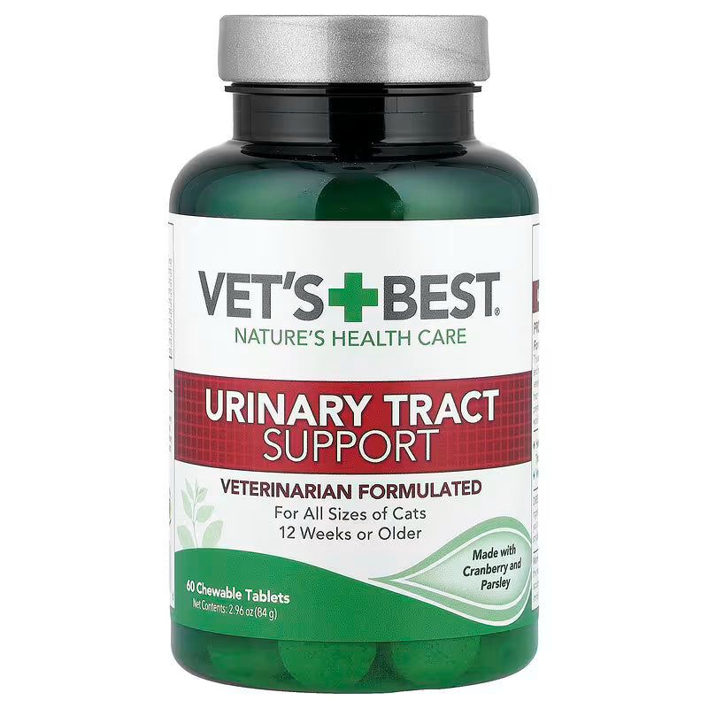 Vet's Best Feline Urinary Support 60ct Chewable Tablets
