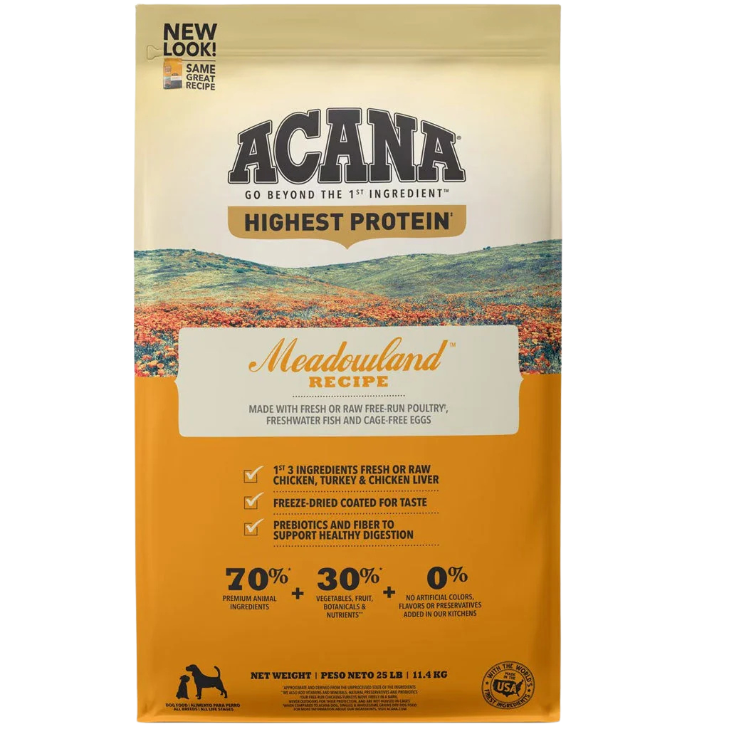Acana Meadowlands dog 25#