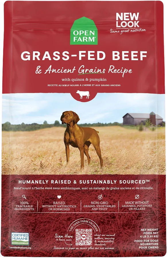 Open Farm Beef with Ancient Grains 11# for Dogs