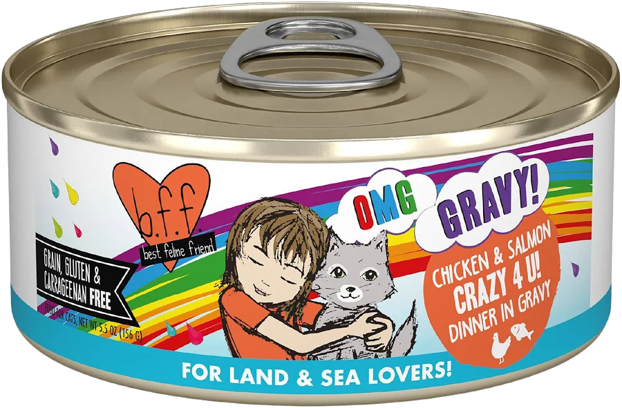 Weruva BFF OMG Crazy 4 U 5.5oz for cats