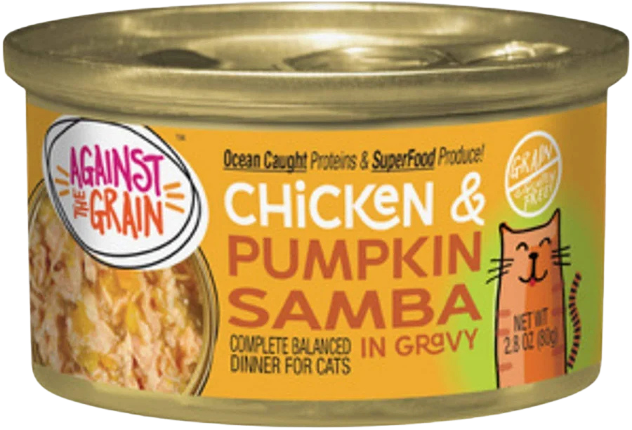 Against The Grain Chicken and Pumpkin Samba 3oz for Cats