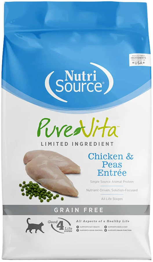PureVita Chicken/Peas 12# Cat