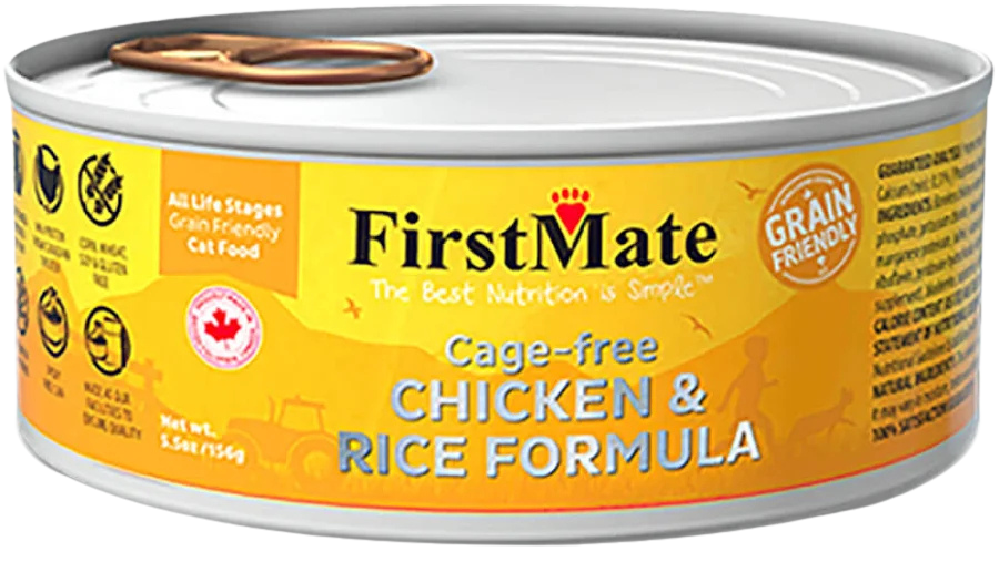 FirstMate LID Chicken and Rice Formula 5.5oz for Cats