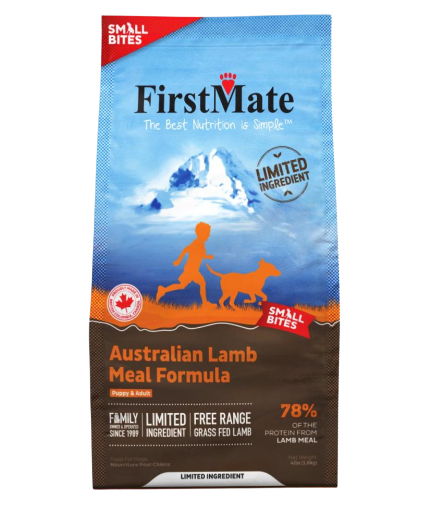 FirstMate LID Sm. Bites Lamb 4# K9