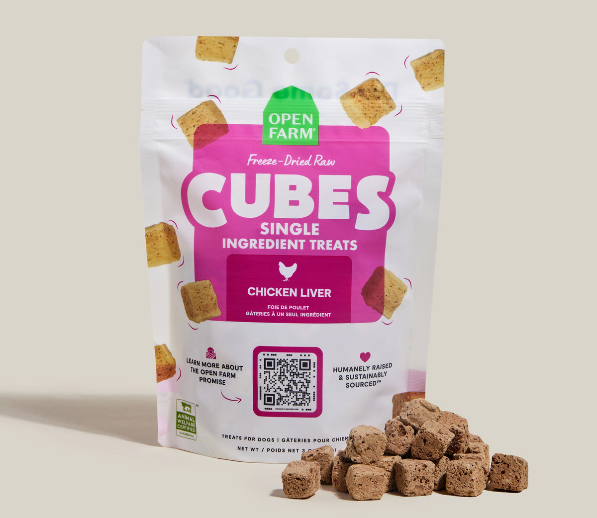 Open Farm Freeze Dried Chicken Liver 3oz