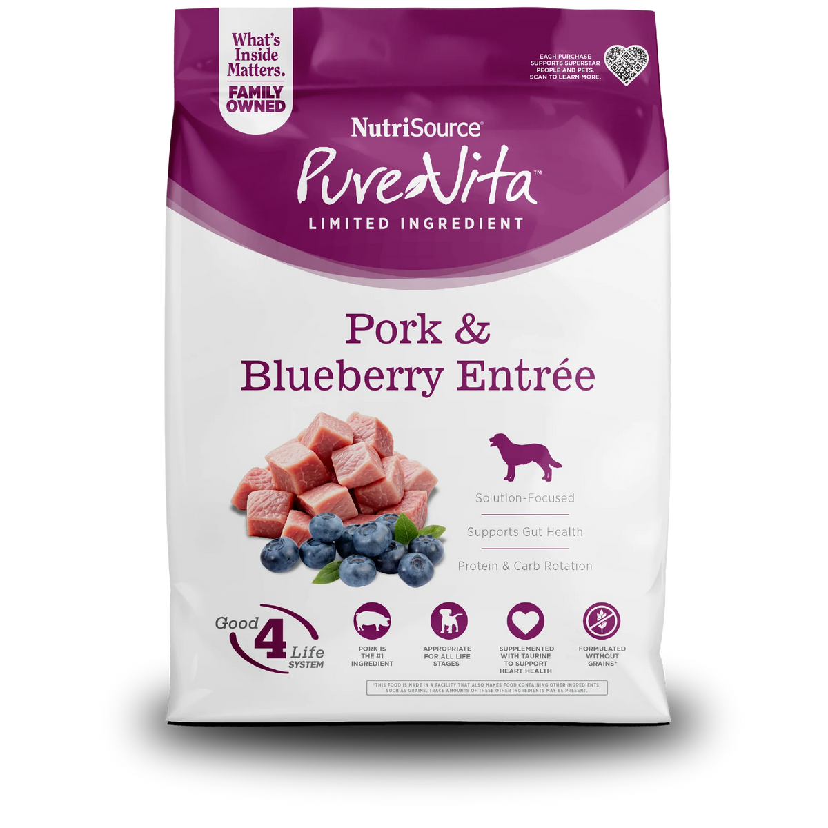 PureVita Pork/Blueberry 4# K9