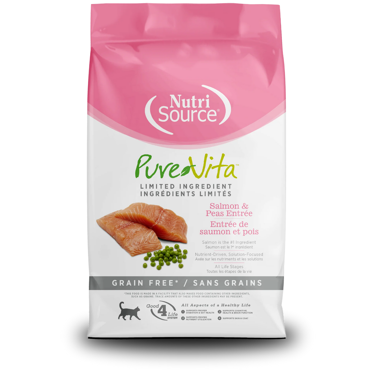 PureVita Salmon/Peas 4# Cat
