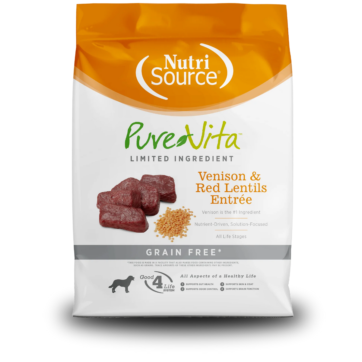 PureVita Venison/Lentil 4# K9
