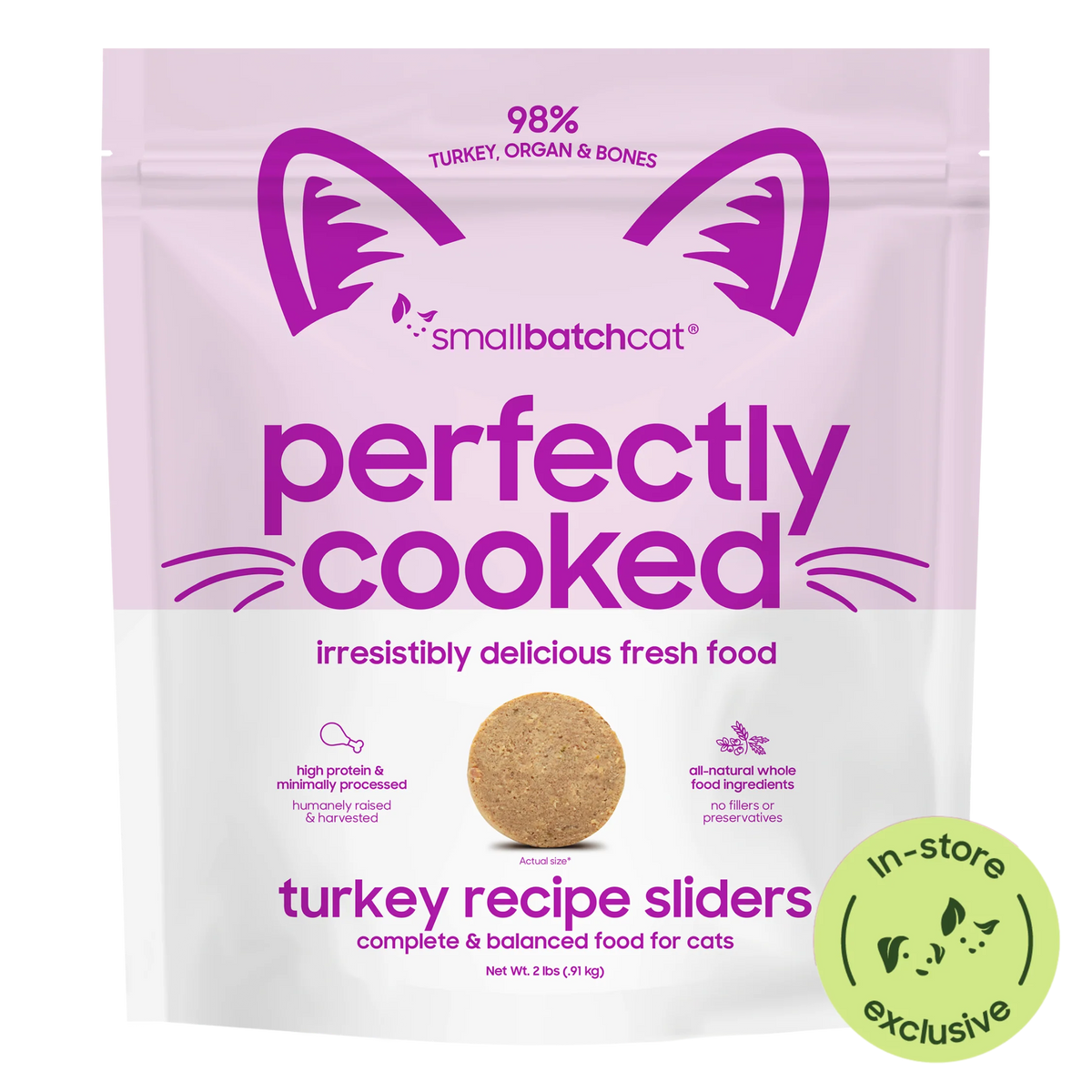 Small Batch Perfectly Cooked Turkey 2# Cat