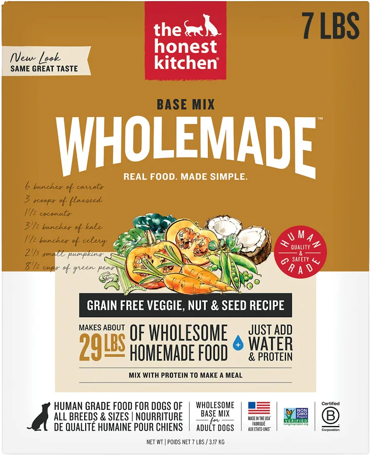 Honest Kitchen Veggie, Nut, & Seed 7# for Dogs