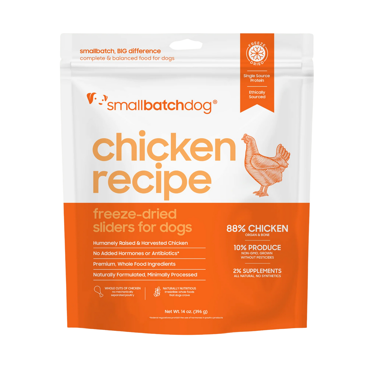 Small Batch Freeze-Dried Chicken 14oz