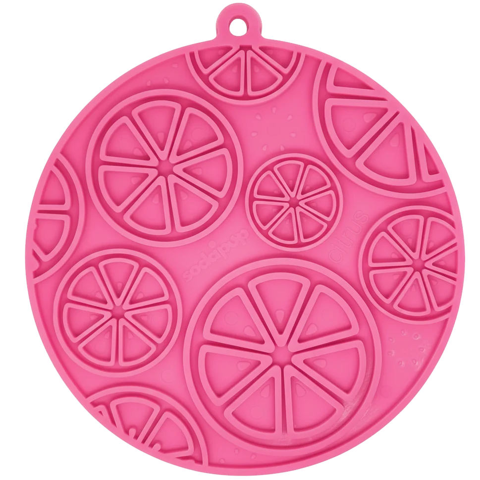 SodaPup eMat Citrus Pink Enrichment Mat