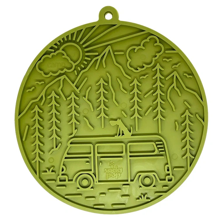 SodaPup eMat Camping Green Enrichment Mat