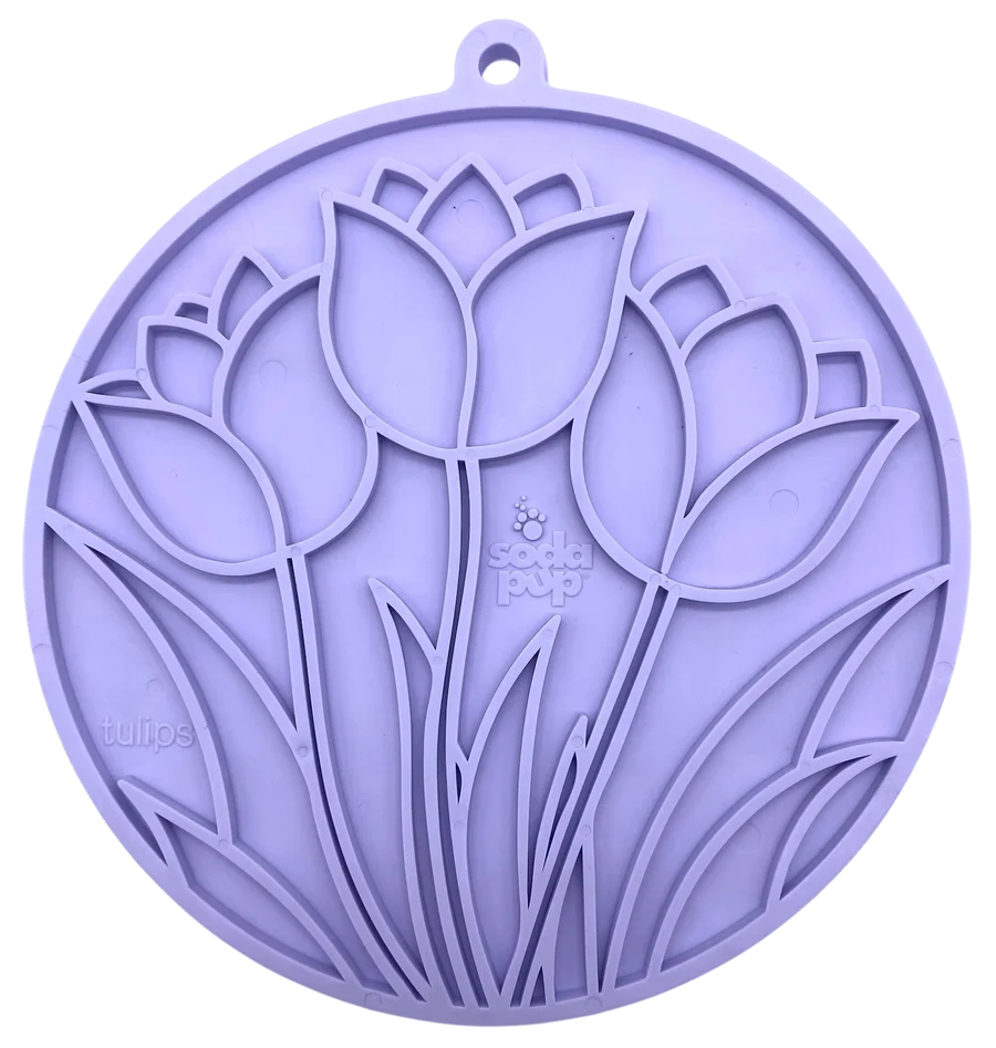 SodaPup eMat Tulip Purple Enrichment Mat
