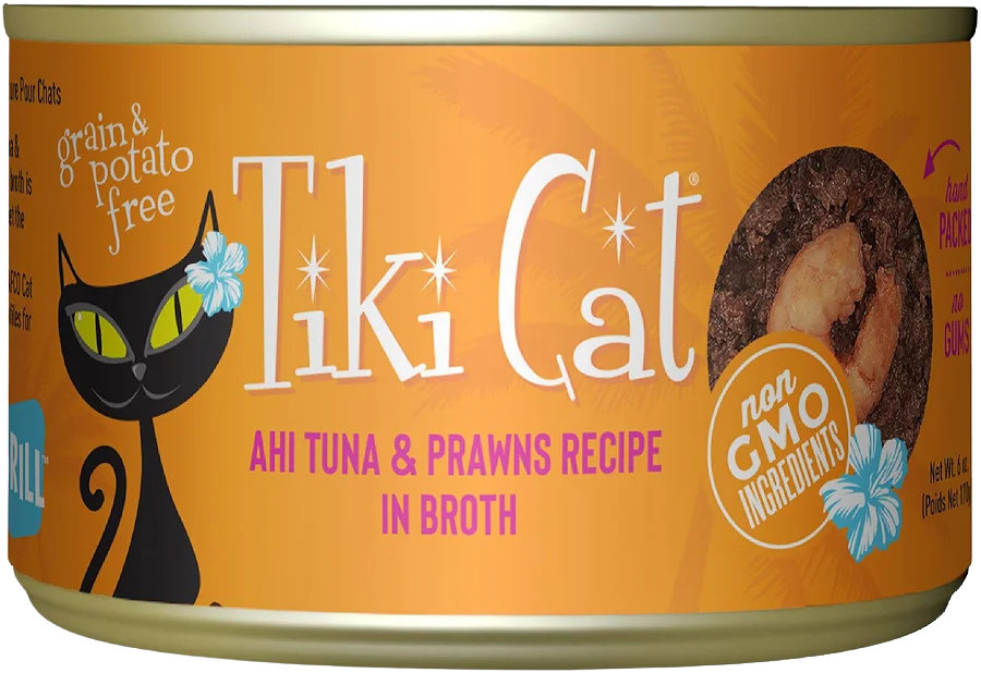 TIKI Cat Ahi Prawn in Broth 6oz