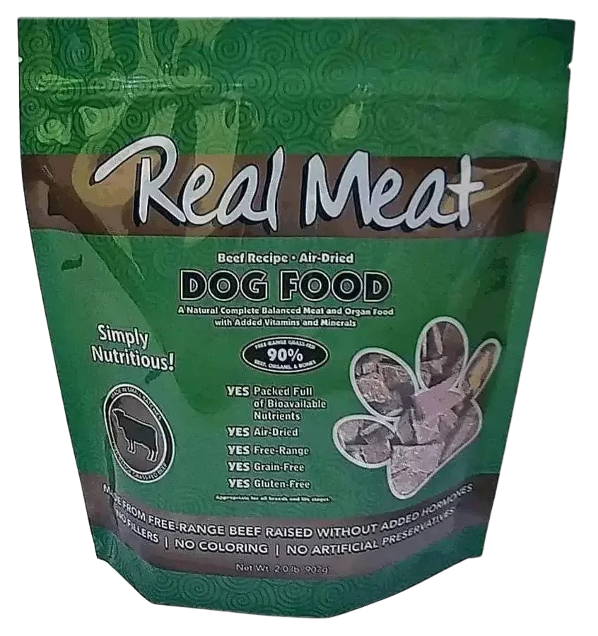 The Real Meat Company Air-Dried Beef 2# for Dogs