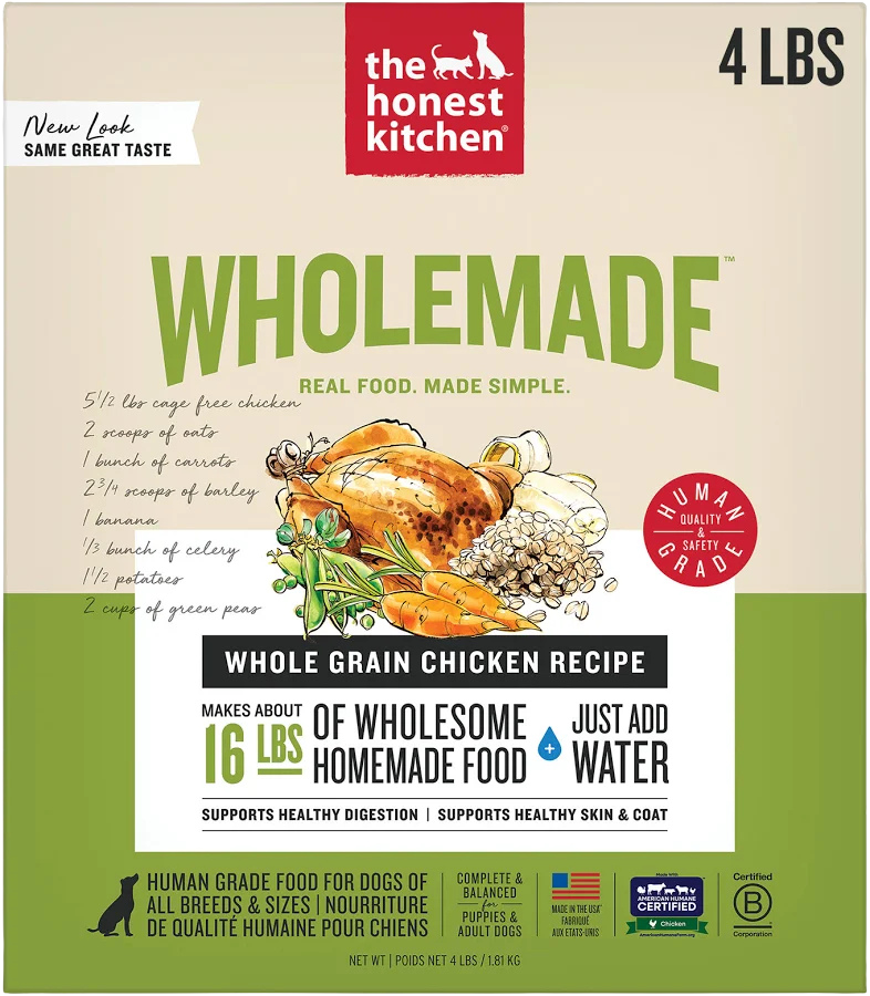 Honest Kitchen Whole Grain Chicken 4# for Dogs