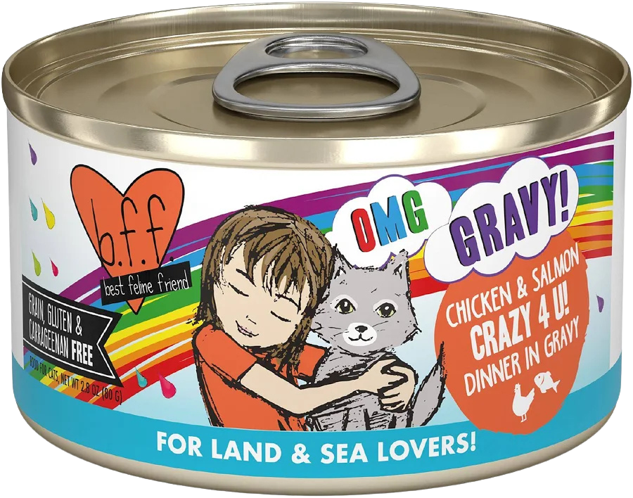 Weruva BFF OMG Crazy 4 U 2.8oz for Cats