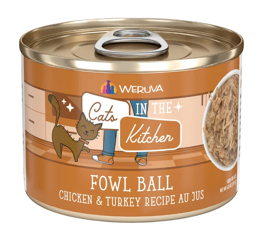 Weruva CITK Fowl Ball for Cats 5oz