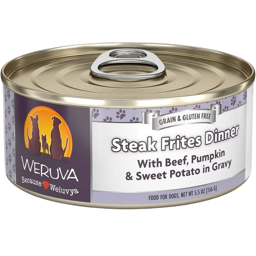 Weruva Steak Frites 5.5oz for Dogs