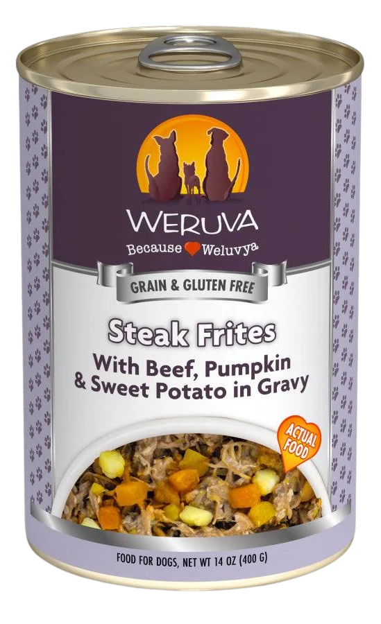 Weruva Steak Frites 14 oz for Dogs