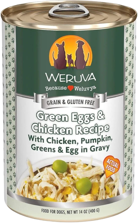 Weruva Green Eggs & Chicken 14oz for Dogs