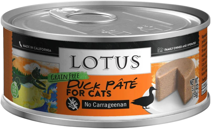Lotus Cat Pate Duck 5.3oz for Cats