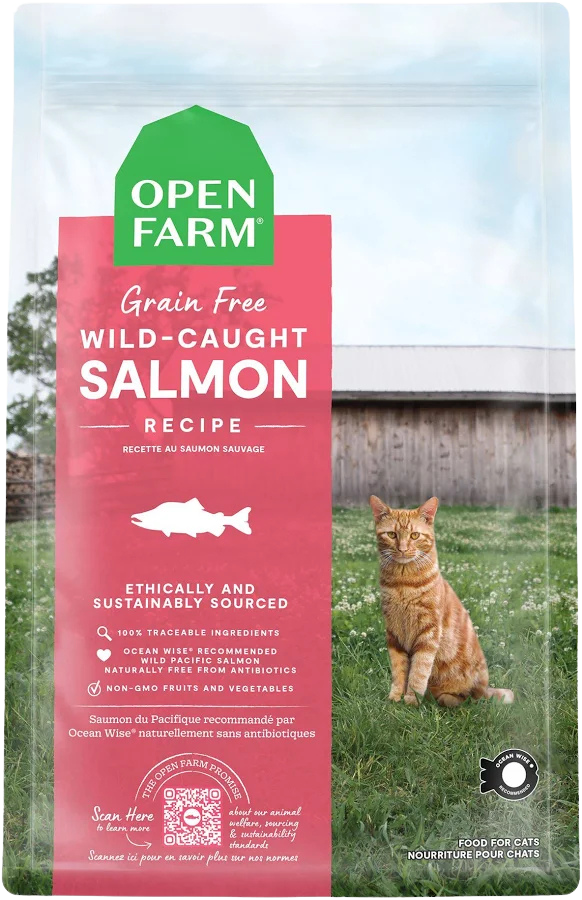 Open Farm Wild Caught Salmon Recipe 4# for Cats