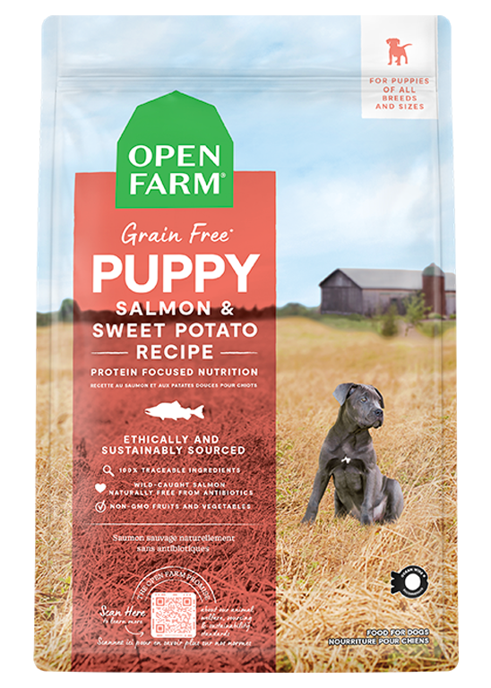Open Farm GF Puppy Salmon & Sweet Potato 4#