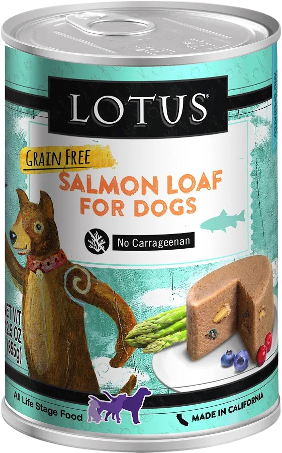 Lotus Salmon Loaf 12.5oz for Dogs