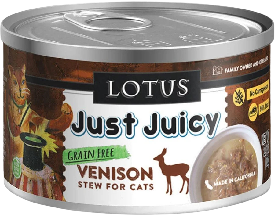 Lotus Venison Stew for Cats 5oz