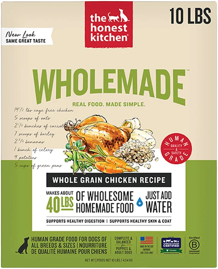 Honest Kitchen Whole Grain Chicken 10# for Dogs