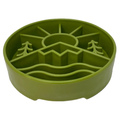 SodaPup - Green Great Outdoors Design EBowl Enrichment Slow Feeder Bowl for Dogs - The Healthy Pet Eugene
