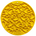 SodaPup Duckies Design eMat Enrichment Lick Mat With Suction Cups Yellow Duckies E-Mat - The Healthy Pet Eugene