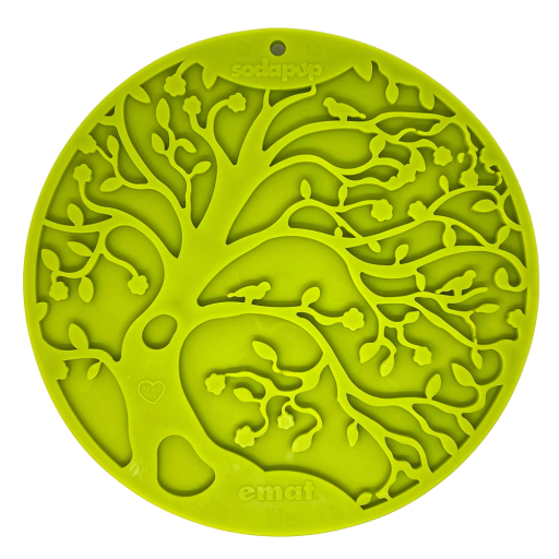 SodaPup Tree of Life eMat - Durable Enrichment Feeder with Suction Cups - The Healthy Pet Eugene