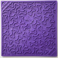 SodaPup Bones Design eMat Enrichment Lick Mat Purple - The Healthy Pet Eugene