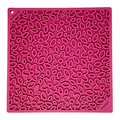 SodaPup Flower Power Design eMat Enrichment Lick Mat Pink Large - The Healthy Pet Eugene