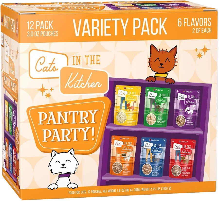 (Weruva) Cats in the Kitchen Variety Pack Pouches