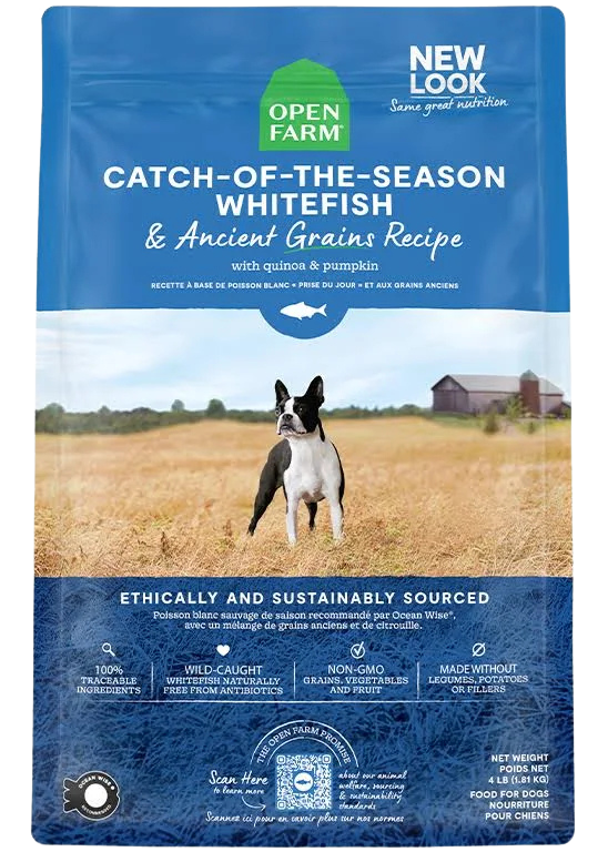 Open Farm Whitefish & Ancient Grains 11# for Dogs